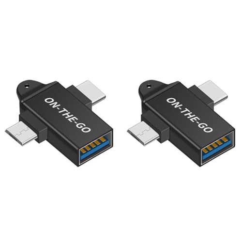 Lioggyet 2 x USB C Konverter zu USB 3.0 OTG Adapter USB 2 in 1 Typ C Micro-OTG Lioggyet 2 x USB C Konverter zu USB 3.0 OTG Adapter USB 2 in 1 Typ C Micro-OTG von Lioggyet