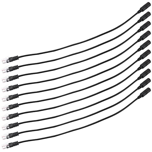 Lioggyet 20 Stück 3,5 mm Stereo-Audio-Kopfhörer für Klinkenbuchse auf Stecker Line-Adapter-Kabel Rj9 Lioggyet 20 Stück 3,5 mm Stereo-Audio-Kopfhörer für Klinkenbuchse auf Stecker Line-Adapter-Kabel Rj9 von Lioggyet