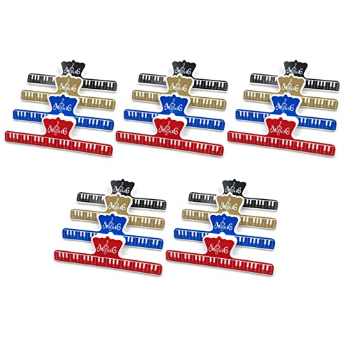 Lioggyet 20 Stück Musikbuchnotizen, Papierlineal, Notenfederclip für Klavier, Gitarre, Violine Lioggyet 20 Stück Musikbuchnotizen, Papierlineal, Notenfederclip für Klavier, Gitarre, Violine von Lioggyet