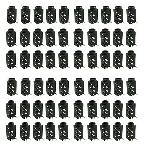 Lioggyet 200 Stück 3,5mm Buchse Audio Anschluss 4 Pin DIP Kopfhörer Buchse Anschluss SJ-320A von Lioggyet