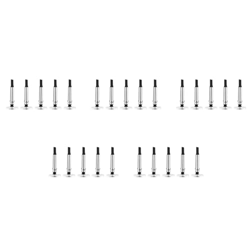 Lioggyet 25 StüCk Universal-Stylus-Stift, Transparente Scheibe, Kapazitiver Bildschirm, Touch-Stift, Ersatzspitze, Zeichnen, Schreiben, Bleistiftkopf von Lioggyet