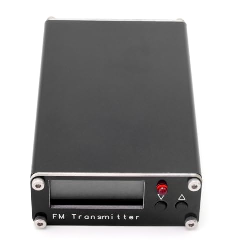 Lioggyet 2KM FM-Transmitter 0,5W FM-Transmitter mit Digitalem Display FM-Stereoübertragung USB-Type-C für Kirchen-Auto-Rundfunk von Lioggyet