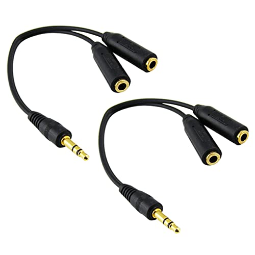 Lioggyet 2Stck 3.5mm Lautsprecher und Kopfhoerer Ohrhoerer Verteiler Splitter Lioggyet 2Stck 3.5mm Lautsprecher und Kopfhoerer Ohrhoerer Verteiler Splitter von Lioggyet