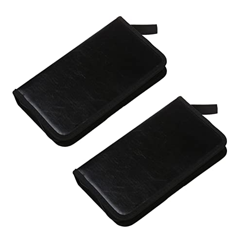 Lioggyet 2X 80-Seite VCD DVD CD LEDer Case Speicher Halter Organisator - Schwarz Lioggyet 2X 80-Seite VCD DVD CD LEDer Case Speicher Halter Organisator - Schwarz von Lioggyet