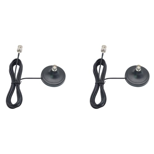 Lioggyet 2X BNC-Antennenstecker und -Buchse, Starker Magnetfuß, 3 Meter Verlängerungskabel für Kabelloses Q9-Mikrofon, RG174 Lioggyet 2X BNC-Antennenstecker und -Buchse, Starker Magnetfuß, 3 Meter Verlängerungskabel für Kabelloses Q9-Mikrofon, RG174 von Lioggyet