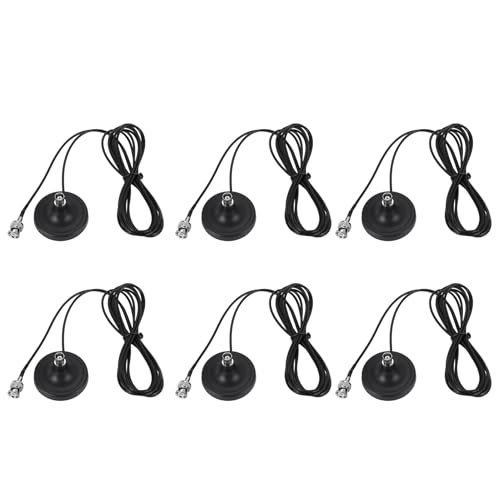Lioggyet 6X Drahtlose Antennen Basis Mikrofon Antennen Basis mit Magnet 3 Meter Rg174 Kabel BNC AußEn Antenne Lioggyet 6X Drahtlose Antennen Basis Mikrofon Antennen Basis mit Magnet 3 Meter Rg174 Kabel BNC AußEn Antenne von Lioggyet