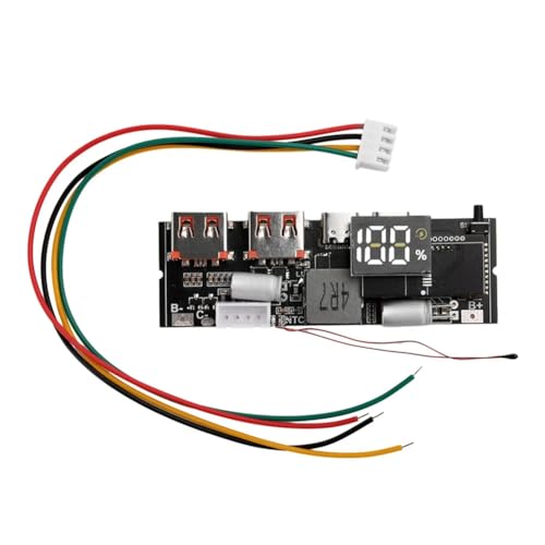 Lioggyet Bidirektionales QC3.0-Schnelllademodul, 100 W, für Handy, Powerbank 18650, PD QC SCP VOOC 4S Schnelllademodul von Lioggyet