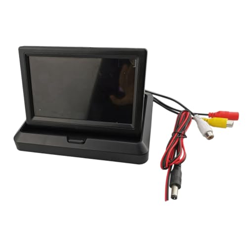Lioggyet Klappbarer Automonitor mit 2-Wege-Videoeingang für die Rückfahrkamera des Fahrzeugs, Einparkhilfe, Rückfahrkamera, 5-TFT-Display Lioggyet Klappbarer Automonitor mit 2-Wege-Videoeingang für die Rückfahrkamera des Fahrzeugs, Einparkhilfe, Rückfahrkamera, 5-TFT-Display von Lioggyet