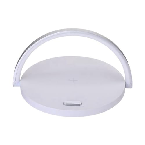 Lioggyet Kleine Schreibtischlampe mit rundem Touchscreen, kabellos, multifunktional, Halterung für mobiles Telefon, Farbe Lioggyet Kleine Schreibtischlampe mit rundem Touchscreen, kabellos, multifunktional, Halterung für mobiles Telefon, Farbe von Lioggyet