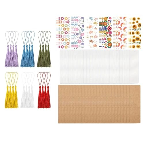 Lioggyet Resin-Lesezeichenhalter Kraft-Hüllen Display-Karten für das DIY-Verpacken Von Lesezeichen-Papierwaren DIY-Acryl-Lesezeichenset A Lioggyet Resin-Lesezeichenhalter Kraft-Hüllen Display-Karten für das DIY-Verpacken Von Lesezeichen-Papierwaren DIY-Acryl-Lesezeichenset A von Lioggyet
