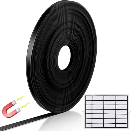 Lioggyet Schwarze Klebebandstreifen, magnetische Trennwände, magnetische Markerlinien für das Klassenzimmer, Bürokunstzubehör, 16 m Lioggyet Schwarze Klebebandstreifen, magnetische Trennwände, magnetische Markerlinien für das Klassenzimmer, Bürokunstzubehör, 16 m von Lioggyet