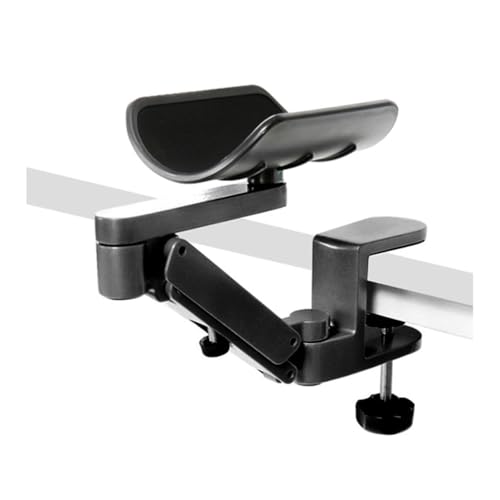 Lioggyet Verstellbare Armstütze aus Metall, Handgelenkstütze, erweitertes Mauspad, Armlehne für Computer, ergonomisch, angenehm für die Hand, Schwarz Lioggyet Verstellbare Armstütze aus Metall, Handgelenkstütze, erweitertes Mauspad, Armlehne für Computer, ergonomisch, angenehm für die Hand, Schwarz von Lioggyet