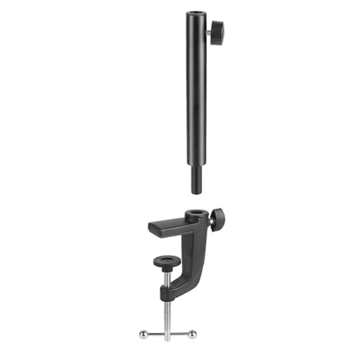 Lioggyet Zubehör für Mikrofon-Frontständer, Basisclip aus verdicktem Aluminium, gerader Liftstab aus Aluminiumlegierung Lioggyet Zubehör für Mikrofon-Frontständer, Basisclip aus verdicktem Aluminium, gerader Liftstab aus Aluminiumlegierung von Lioggyet