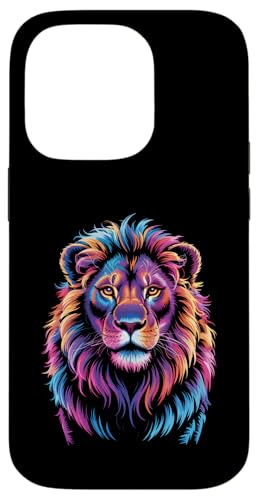 Farbenfroher Löwe, Tierliebhaber, Herren, Damen, Kinder Hülle für iPhone 14 Pro Farbenfroher Löwe, Tierliebhaber, Herren, Damen, Kinder Hülle für iPhone 14 Pro von LionAxis1