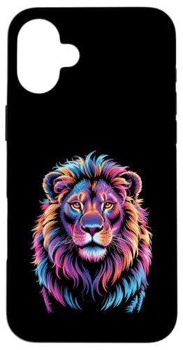 Farbenfroher Löwe, Tierliebhaber, Herren, Damen, Kinder Hülle für iPhone 16 Plus Farbenfroher Löwe, Tierliebhaber, Herren, Damen, Kinder Hülle für iPhone 16 Plus von LionAxis1
