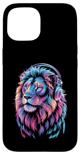 Farbenfroher Löwe zum Tag der Tierwelt, Musikliebhaber, Herren, Damen, Kinder Hülle für iPhone 15 Farbenfroher Löwe zum Tag der Tierwelt, Musikliebhaber, Herren, Damen, Kinder Hülle für iPhone 15 von LionAxis1