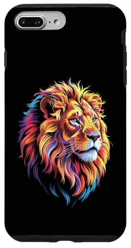 Farbenfroher Tierzoo, Tagesausflug mit Löwen, Herren, Damen, Kinder Hülle für iPhone 7 Plus/8 Plus Farbenfroher Tierzoo, Tagesausflug mit Löwen, Herren, Damen, Kinder Hülle für iPhone 7 Plus/8 Plus von LionAxis1