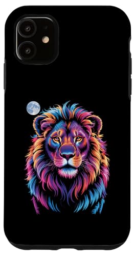 Lion Wildlife Bunter Zoo Day Tierliebhaber für Herren, Damen und Kinder Hülle für iPhone 11 Lion Wildlife Bunter Zoo Day Tierliebhaber für Herren, Damen und Kinder Hülle für iPhone 11 von LionAxis1