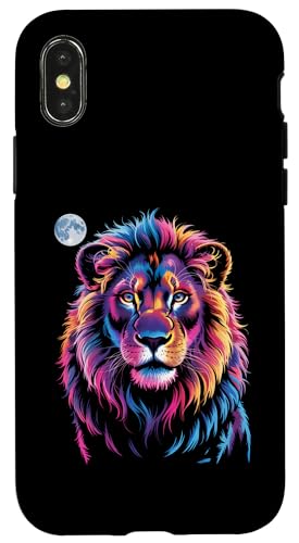 Lion Wildlife Bunter Zoo Day Tierliebhaber für Herren, Damen und Kinder Hülle für iPhone X/XS Lion Wildlife Bunter Zoo Day Tierliebhaber für Herren, Damen und Kinder Hülle für iPhone X/XS von LionAxis1