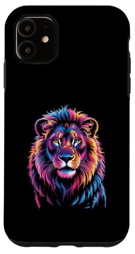 Lion Zoo Day, farbenfroher Tierfreund, Wildtiere, Herren, Damen, Kinder Hülle für iPhone 11 Lion Zoo Day, farbenfroher Tierfreund, Wildtiere, Herren, Damen, Kinder Hülle für iPhone 11 von LionAxis1