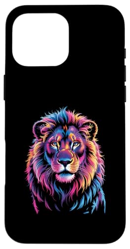 Lion Zoo Day, farbenfroher Tierfreund, Wildtiere, Herren, Damen, Kinder Hülle für iPhone 16 Pro Max Lion Zoo Day, farbenfroher Tierfreund, Wildtiere, Herren, Damen, Kinder Hülle für iPhone 16 Pro Max von LionAxis1