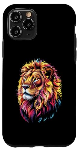 Löwe, Tierliebhaber, bunt, Tierwelt, Zoo-Tag, Herren, Damen, Kinder Hülle für iPhone 11 Pro Löwe, Tierliebhaber, bunt, Tierwelt, Zoo-Tag, Herren, Damen, Kinder Hülle für iPhone 11 Pro von LionAxis1