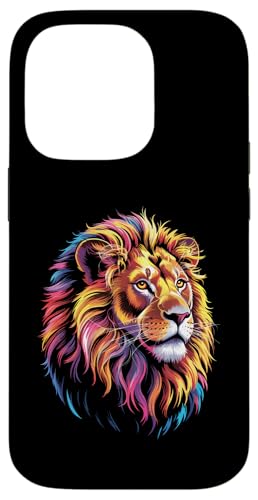 Löwe, Tierliebhaber, bunt, Tierwelt, Zoo-Tag, Herren, Damen, Kinder Hülle für iPhone 14 Pro Löwe, Tierliebhaber, bunt, Tierwelt, Zoo-Tag, Herren, Damen, Kinder Hülle für iPhone 14 Pro von LionAxis1