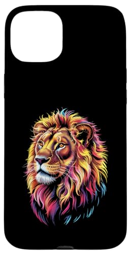 Löwe, Tierliebhaber, bunt, Tierwelt, Zoo-Tag, Herren, Damen, Kinder Hülle für iPhone 15 Plus Löwe, Tierliebhaber, bunt, Tierwelt, Zoo-Tag, Herren, Damen, Kinder Hülle für iPhone 15 Plus von LionAxis1