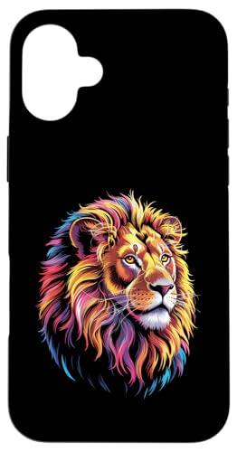 Löwe, Tierliebhaber, bunt, Tierwelt, Zoo-Tag, Herren, Damen, Kinder Hülle für iPhone 16 Plus Löwe, Tierliebhaber, bunt, Tierwelt, Zoo-Tag, Herren, Damen, Kinder Hülle für iPhone 16 Plus von LionAxis1