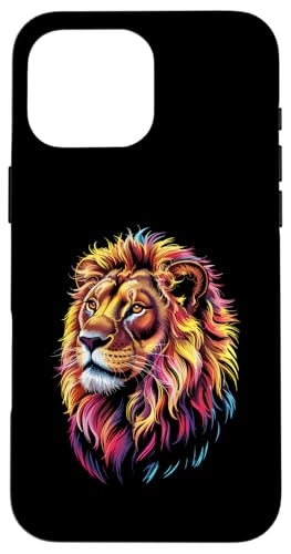 Löwe, Tierliebhaber, bunt, Tierwelt, Zoo-Tag, Herren, Damen, Kinder Hülle für iPhone 16 Pro Max Löwe, Tierliebhaber, bunt, Tierwelt, Zoo-Tag, Herren, Damen, Kinder Hülle für iPhone 16 Pro Max von LionAxis1