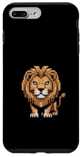 Löwe Zoo Tierliebhaber Pixel 8 Bit Jungen Mädchen Kinder Hülle für iPhone 7 Plus/8 Plus Löwe Zoo Tierliebhaber Pixel 8 Bit Jungen Mädchen Kinder Hülle für iPhone 7 Plus/8 Plus von LionAxis1