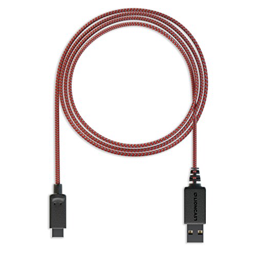 Lioncast USB-C Ladekabel für Nintendo Switch 3m | Switch Pro Controller Charging Cable | Spielen & Laden gleichzeitig | Joy-Con Kabel | Switch Ladekabel mit Nylonmantel (Knickschutz) | USB-A zu USB-C von Lioncast