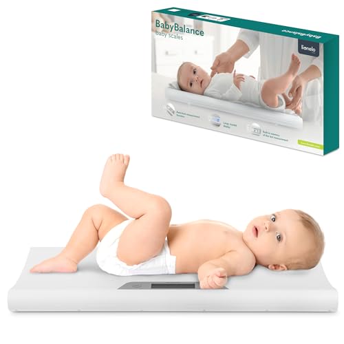 LIONELO BABYBALANCE Elektronische Babywaage, Kinderwaage bis 20 kg Großes Display, Tarierfunktion, Speicher für letzte Messung, Präzises Wiegen in 5g-Schritten von Lionelo