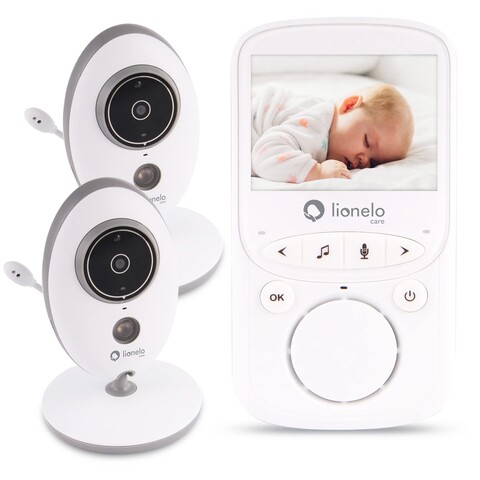 Lionelo Babyline 5.1 Video-Babyphone mit zwei Kameras weiß von Lionelo