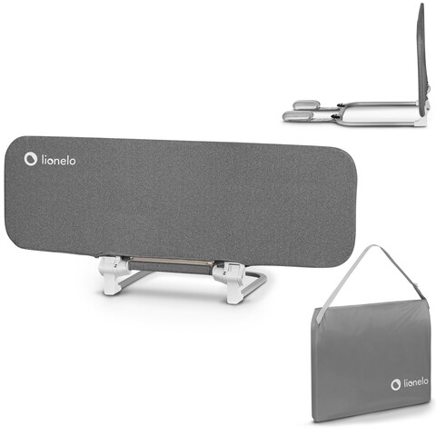 Lionelo Tragbares Schutzgitter Lora grey stone von Lionelo