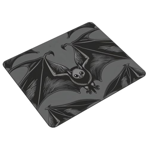 Mauspad Fledermaus Gaming Mauspad, Gaming Mousepad mit Wasserdicht und Rutschfester Gummi für PC-Büro, Arbeit, Gaming, Studium, Laptop, Festival Geschenk, Dekor Schreibtischunterlage 240x200cm E-363 von Lionhai