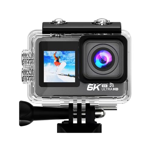 Lipa AT-M82TR Action Kamera IPS WiFi - Action Kamera wasserdicht -IMX Sensor - 21 Zubehör- 6K Auflösung - Dual Screen - SD bis zu 256 GB - Fernbedienung -6K 30 FPS - EIS - +SD 16GB Lipa AT-M82TR Action Kamera IPS WiFi - Action Kamera wasserdicht -IMX Sensor - 21 Zubehör- 6K Auflösung - Dual Screen - SD bis zu 256 GB - Fernbedienung -6K 30 FPS - EIS - +SD 16GB von Lipa