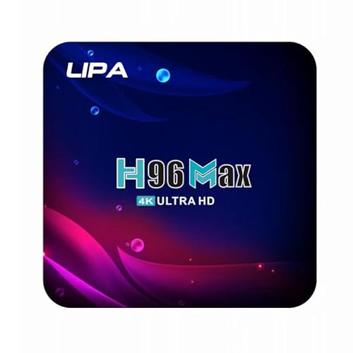 Lipa H96 Max Android TV-Box 2-16 GB Android 11 - Streaming Box - IPTV Box - Mediaplayer - 4K-Decoder - Apps über Play Store und Internet - WLAN und Ethernet - Dolby-Sound - Bluetooth von Lipa