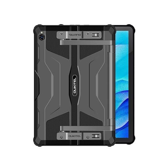 Oukitel RT5 Rugged Tablet 8/256 GB - Robustes Tablet - Tablet 10 Zoll - Android Tablet - IP65 Mit Robustes Case - 4G Dual SIM Anschluss - Mobile Internet und GPS - Android 13 von Lipa