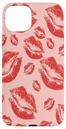 Bedecke mich mit Küssen, kokette, Spaß Hülle für iPhone 15 Plus Bedecke mich mit Küssen, kokette, Spaß Hülle für iPhone 15 Plus von Lipstick Kisses Tees And KissMark Gifts by taiche