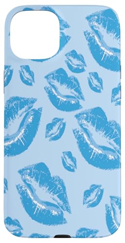 Cover Me In Kisses Lippenstift Flirtatious Fun, Jungenblau Hülle für iPhone 15 Plus Cover Me In Kisses Lippenstift Flirtatious Fun, Jungenblau Hülle für iPhone 15 Plus von Lipstick Kisses Tees And KissMark Gifts by taiche