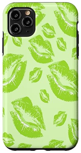 Cover Me In Kisses Lippenstift Flirtatious Fun, Zitronengrün Hülle für iPhone 11 Pro Max Cover Me In Kisses Lippenstift Flirtatious Fun, Zitronengrün Hülle für iPhone 11 Pro Max von Lipstick Kisses Tees And KissMark Gifts by taiche