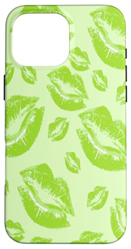 Cover Me In Kisses Lippenstift Flirtatious Fun, Zitronengrün Hülle für iPhone 16 Pro Max Cover Me In Kisses Lippenstift Flirtatious Fun, Zitronengrün Hülle für iPhone 16 Pro Max von Lipstick Kisses Tees And KissMark Gifts by taiche