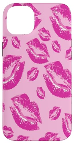 Cover Me In Kisses verspielter rosa Lippenstift koketten Spaß Hülle für iPhone 14 Plus Cover Me In Kisses verspielter rosa Lippenstift koketten Spaß Hülle für iPhone 14 Plus von Lipstick Kisses Tees And KissMark Gifts by taiche