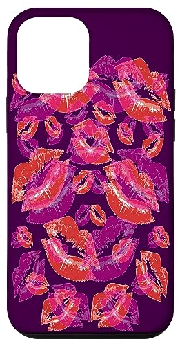 Cover Me In Lipstick Kisses Lippenstift in Rot und Violett Hülle für iPhone 12 mini Cover Me In Lipstick Kisses Lippenstift in Rot und Violett Hülle für iPhone 12 mini von Lipstick Kisses Tees And KissMark Gifts by taiche