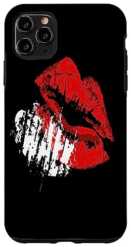 Gothic SWALK Sweetheart Roter Lippenstift Kiss Hülle für iPhone 11 Pro Max Gothic SWALK Sweetheart Roter Lippenstift Kiss Hülle für iPhone 11 Pro Max von Lipstick Kisses Tees And KissMark Gifts by taiche