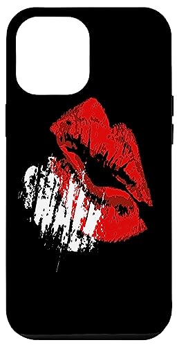 Gothic SWALK Sweetheart Roter Lippenstift Kiss Hülle für iPhone 12 Pro Max Gothic SWALK Sweetheart Roter Lippenstift Kiss Hülle für iPhone 12 Pro Max von Lipstick Kisses Tees And KissMark Gifts by taiche