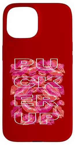 Pucker Up Lippenstift Küsse Hülle für iPhone 15 Pucker Up Lippenstift Küsse Hülle für iPhone 15 von Lipstick Kisses Tees And KissMark Gifts by taiche
