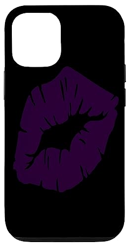 Schöner kraftvoller femininer lila Lippenstift Kiss Isolated Hülle für iPhone 12/12 Pro Schöner kraftvoller femininer lila Lippenstift Kiss Isolated Hülle für iPhone 12/12 Pro von Lipstick Kisses Tees And KissMark Gifts by taiche