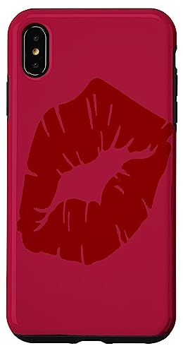 Schöner leistungsstarker roter Lippenstift Kiss Isolated Hülle für iPhone XS Max Schöner leistungsstarker roter Lippenstift Kiss Isolated Hülle für iPhone XS Max von Lipstick Kisses Tees And KissMark Gifts by taiche